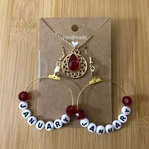 January Jewelry Set
